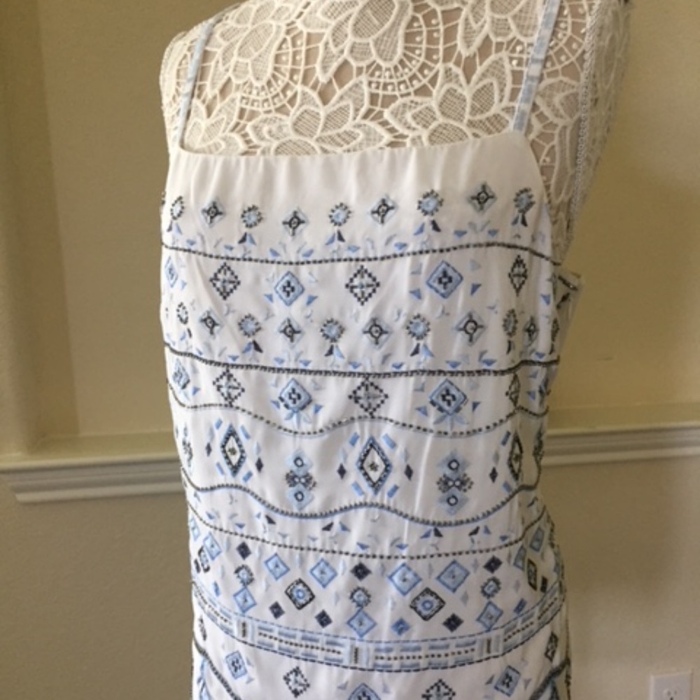 WHBM Embellished and Embroidered Cami - Sz XL